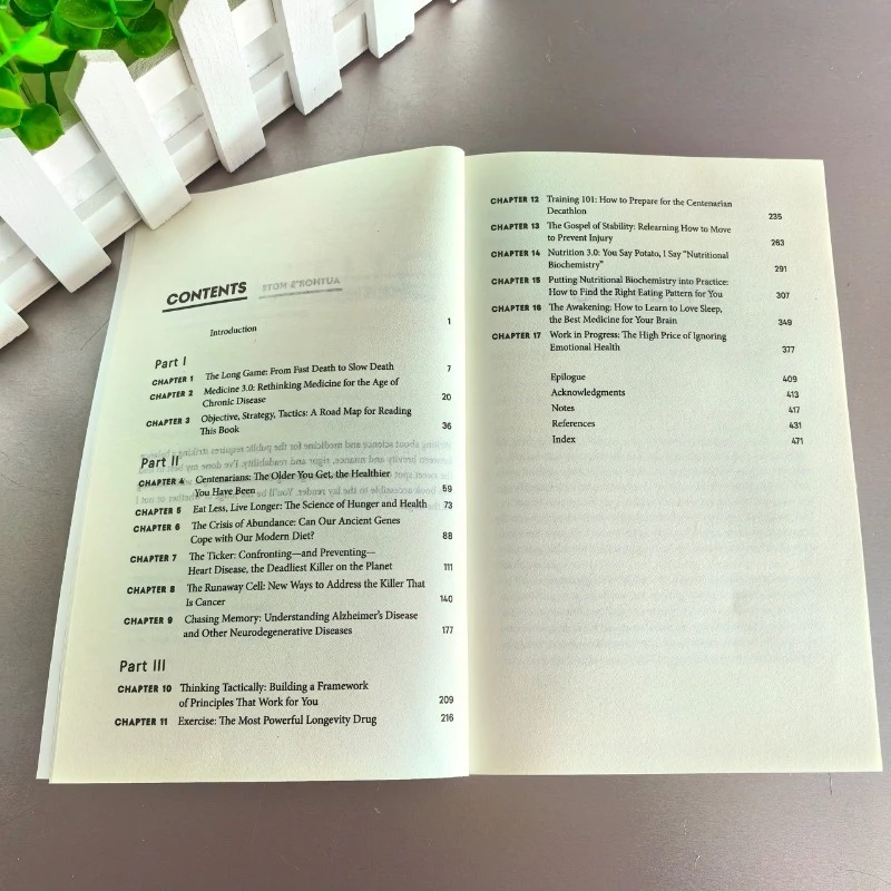 Outlive: La ciencia y el arte de la longevidad de Peter Attia MD - Healthspan Nutrición Ejercicio Medicina Libro en inglés para un envejecimiento saludable