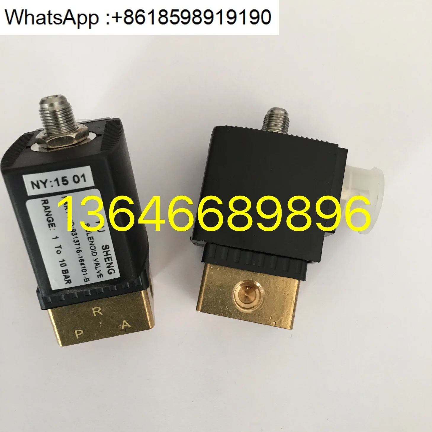 

Suitable for Fusheng air compressor loading solenoid valve 00042207 three-way solenoid valve 0311C 604527