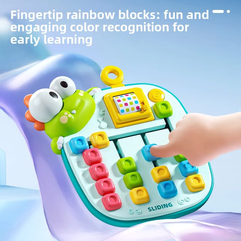 Four-color color matching board positioning chess children's toy  game color cognition logic training educational toy