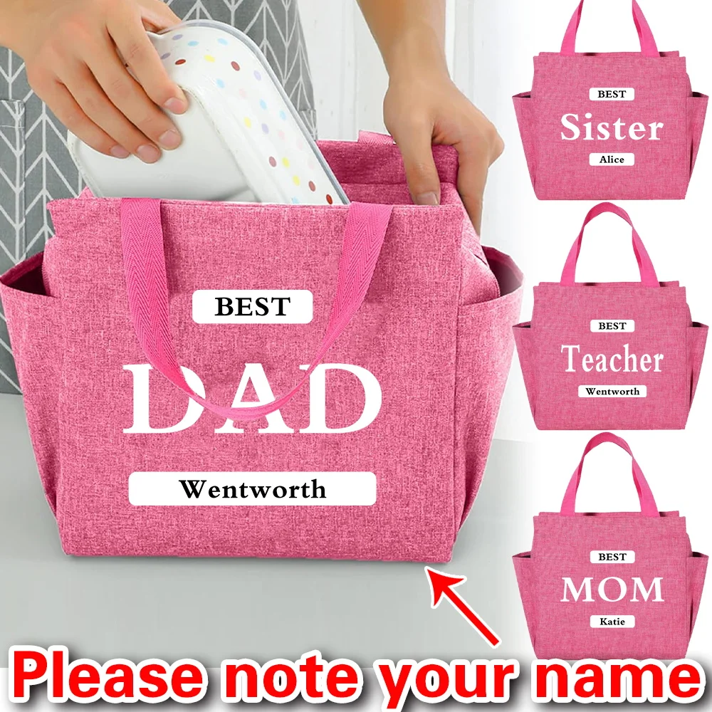 

Персонализированная многофункциональная сумка для обеда большой вместимости с многоразовой сумкой для пикника