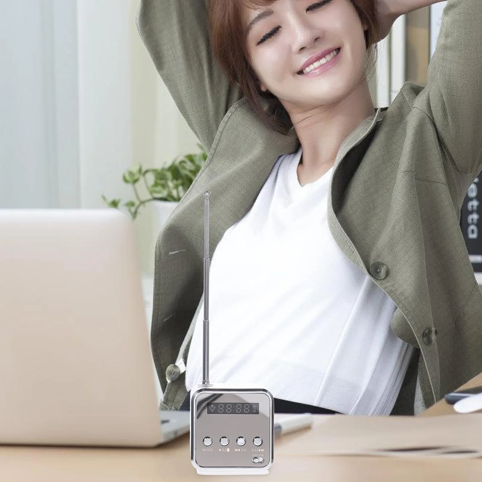 

1Set Wireless Portable Speaker Mini Speaker for Home Travel Outdoor Strong Signal Bass Music Performance