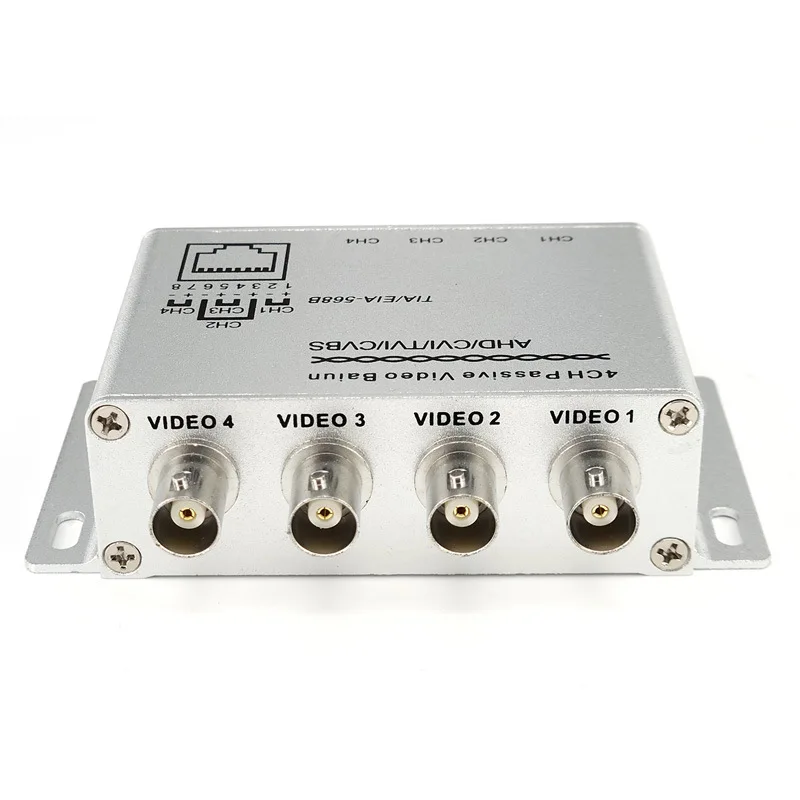 Transceptor pasivo de 4 canales y 8 canales, adaptador Balun de vídeo, transmisor BNC a UTP Cat5/5e/6, Cable 720P 1080P, HD, CVI/TVI/AHD