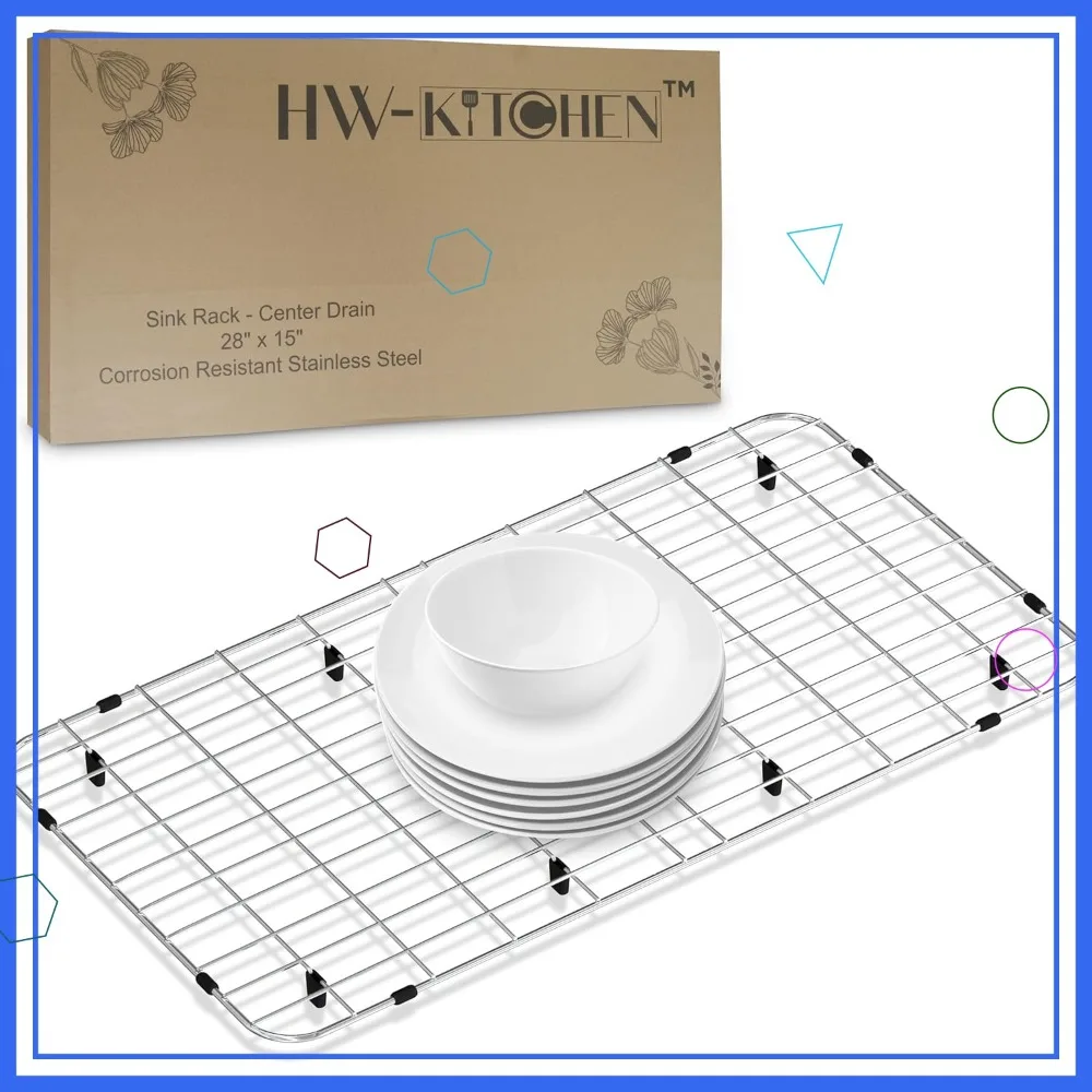 

Подставка-сушилка из нержавеющей стали 28x15 для кухонной раковины/фермерской мойки