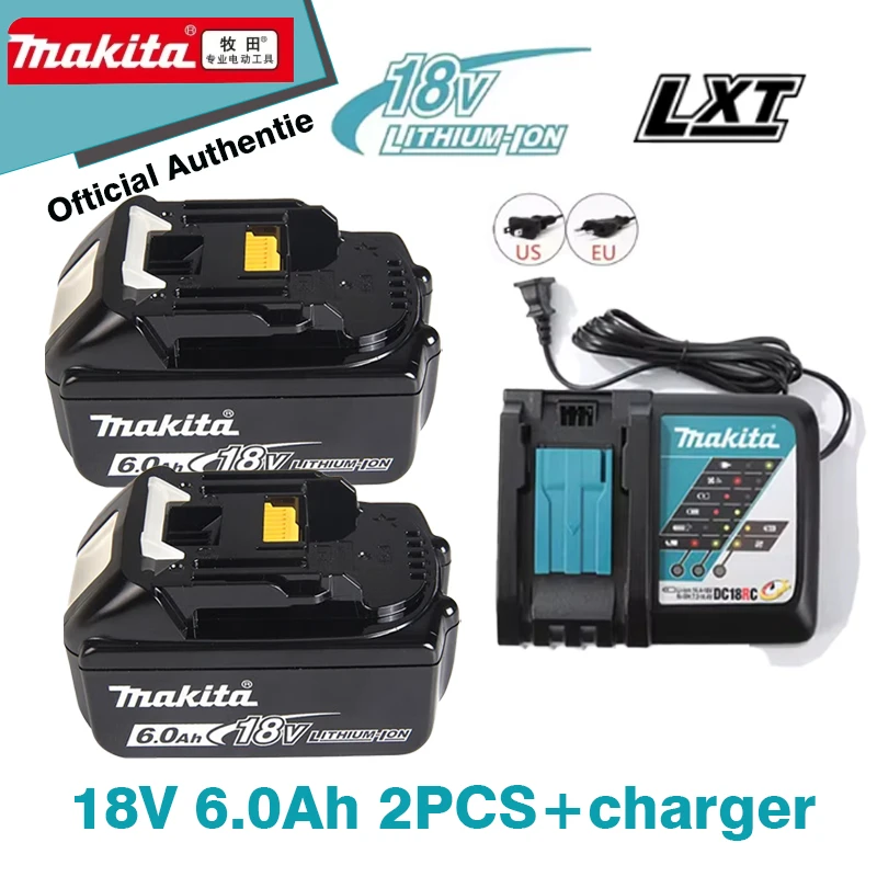 Makita Ultra Long Range 18V 5.0Ah/6.0Ah Rechargeable Battery, Suitable for Makita BL1830 BL1830B BL1840 BL1850B Power Tools