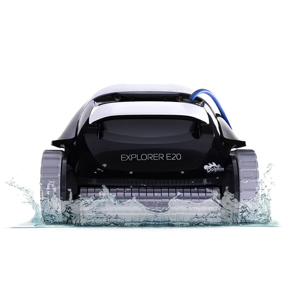 Dolphin Explorer E20 Automatic Robotic Pool Vacuum Cleaner Wall Climbing Active Scrubber Brush, Custom