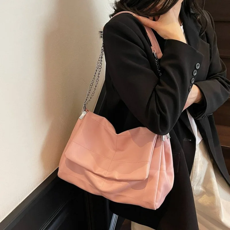 

Fashionable Luxury Brand Leather Tote Bag For Women Designer Crossbody Handbags Elegant Shoulder Messenger Purse
