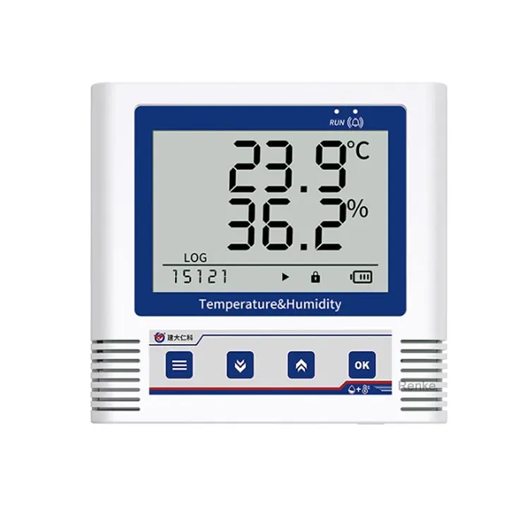 OEM Rechargeable Wireless Humidity Temperature Recorder Digital USB Temperature Data Logger