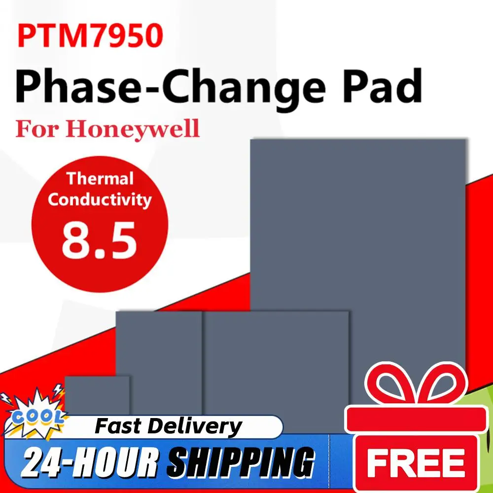 

Silicone Pad Laptop CPU GPU Thermal Conductive Paste Cooling Grease Pads For Honeywell PTM7950 Silicone Thermal Pad Gasket
