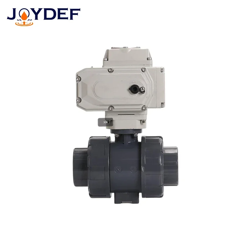 

KPL-Q961 DN15-DN100 Motorized UPVC Ball Valve True-union Connection Electric Valve For Water,Liquid,Steam,Corrosive Medium