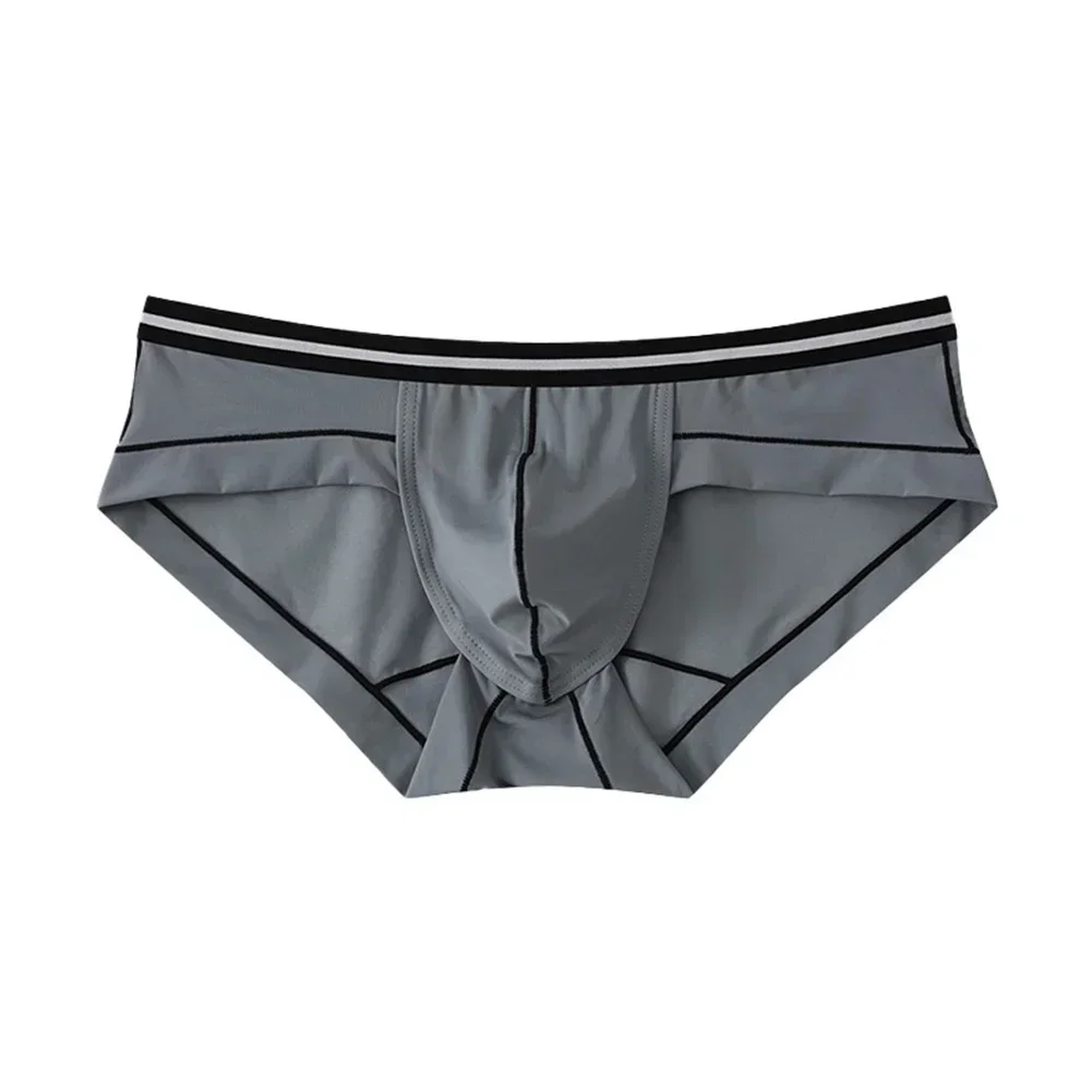الرجال الحرير الجليد U محدبة الحقيبة الملابس الداخلية ، الملابس الداخلية مثير ، بيكيني ملخصات ، السراويل الداخلية