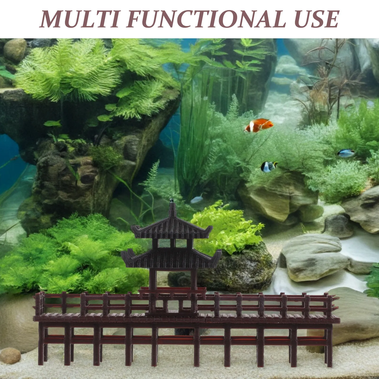 زينة جسر صغيرة على شكل جناح صي - مراجعة Bonsai Garden Landscape Design وسعره