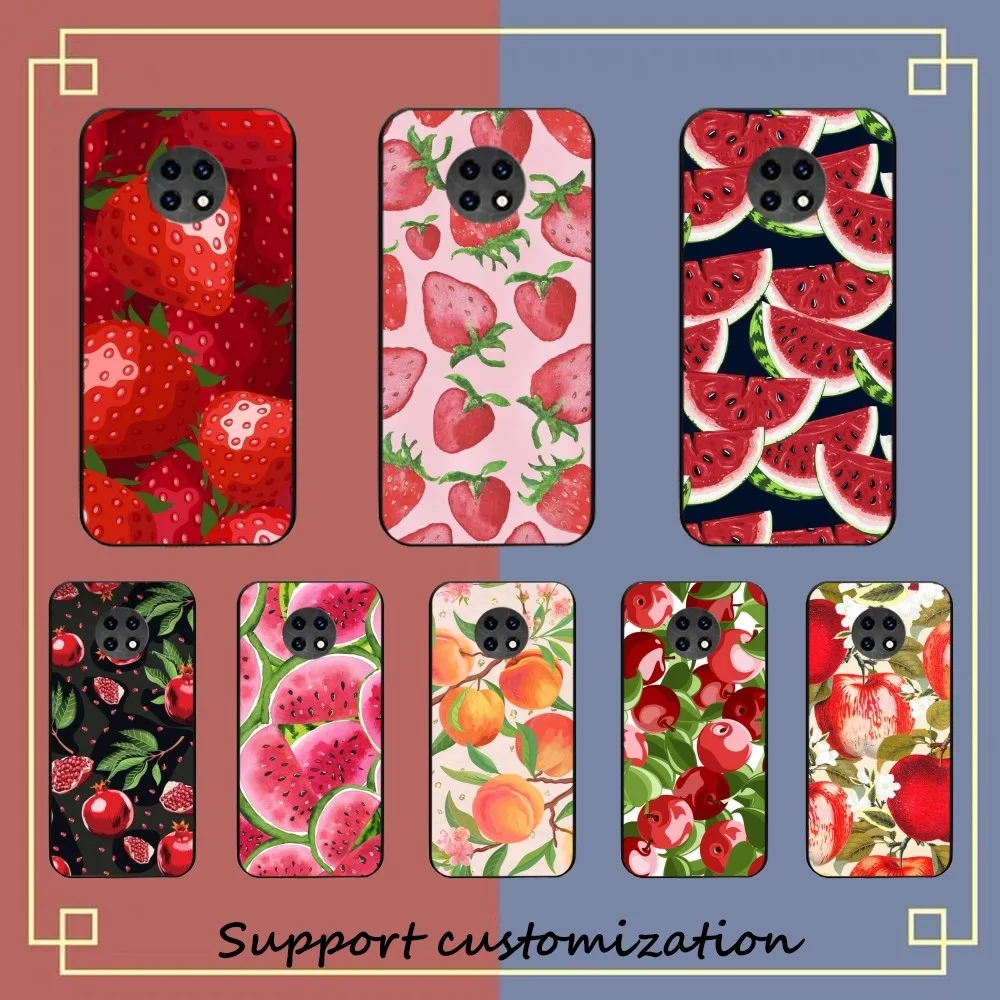 

Korean Fruit Phone Case For Redmi 5 6 7 8 9 10 Plus Pro 6 7 8 9 A GO K20 K30 K40 Pro Plus F3 Fundas