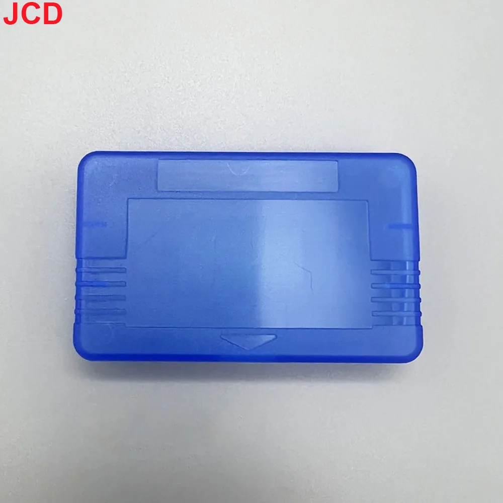 JCD 1 buah casing Cartridge Game portabel transparan warna casing penutup kartu Game plastik debu kotak penyimpanan untuk GBA