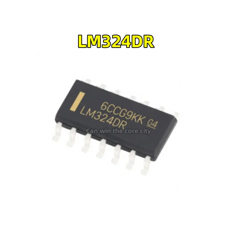 100 pieces LM324DR Screen printing LM324 SOIC-14 four-way operational amplifier chip IC integration, a new original