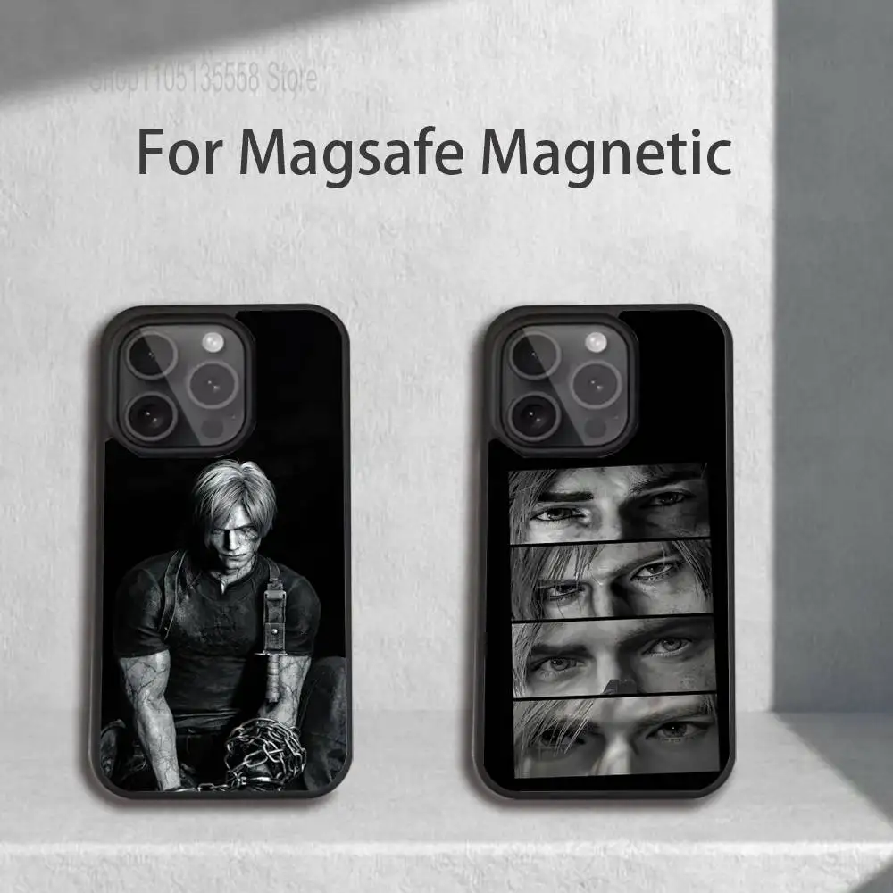 

Leon R-Residents E-Evils Phone Case For iPhone 17,16,15,14,13,12,11,Pro,Max,Plus,Mini,SE4,E For Magsafe Wireless Charging