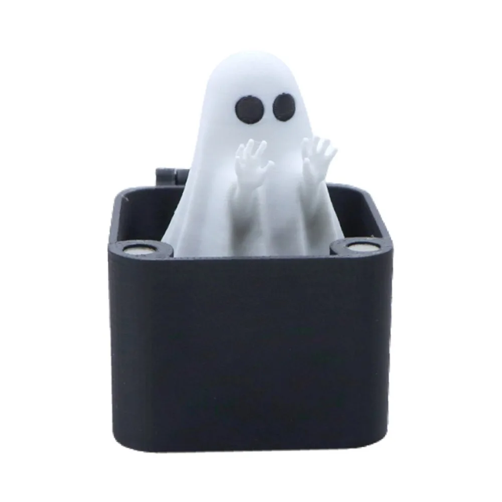 Portable Halloween Ghost Finger Surprise Gift Box Cute Funny Finger in a Box Hot Stamping Prank Ghost Box Home Desk Decor