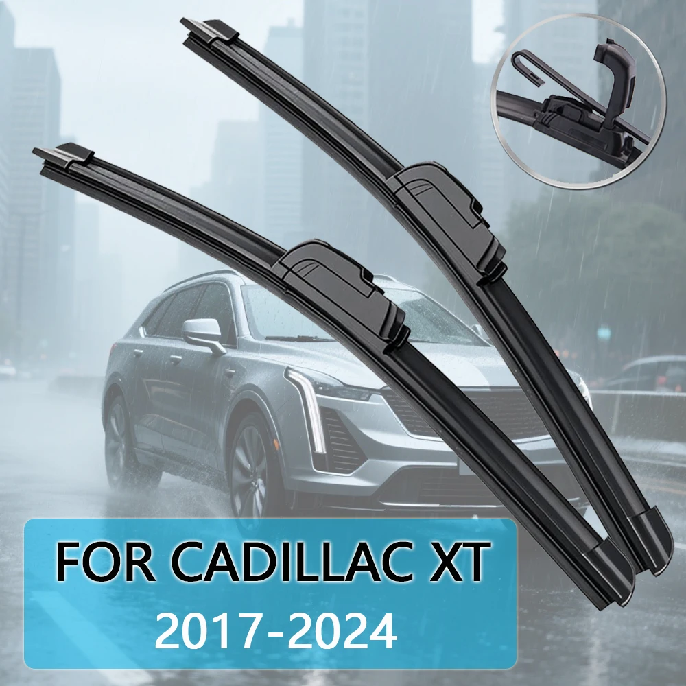 

Car Wiper Blade For Cadillac XT4 XT5 XT6 2017-2024 Windshield Rubber Refill Front Window Wiper Auto Accessorie