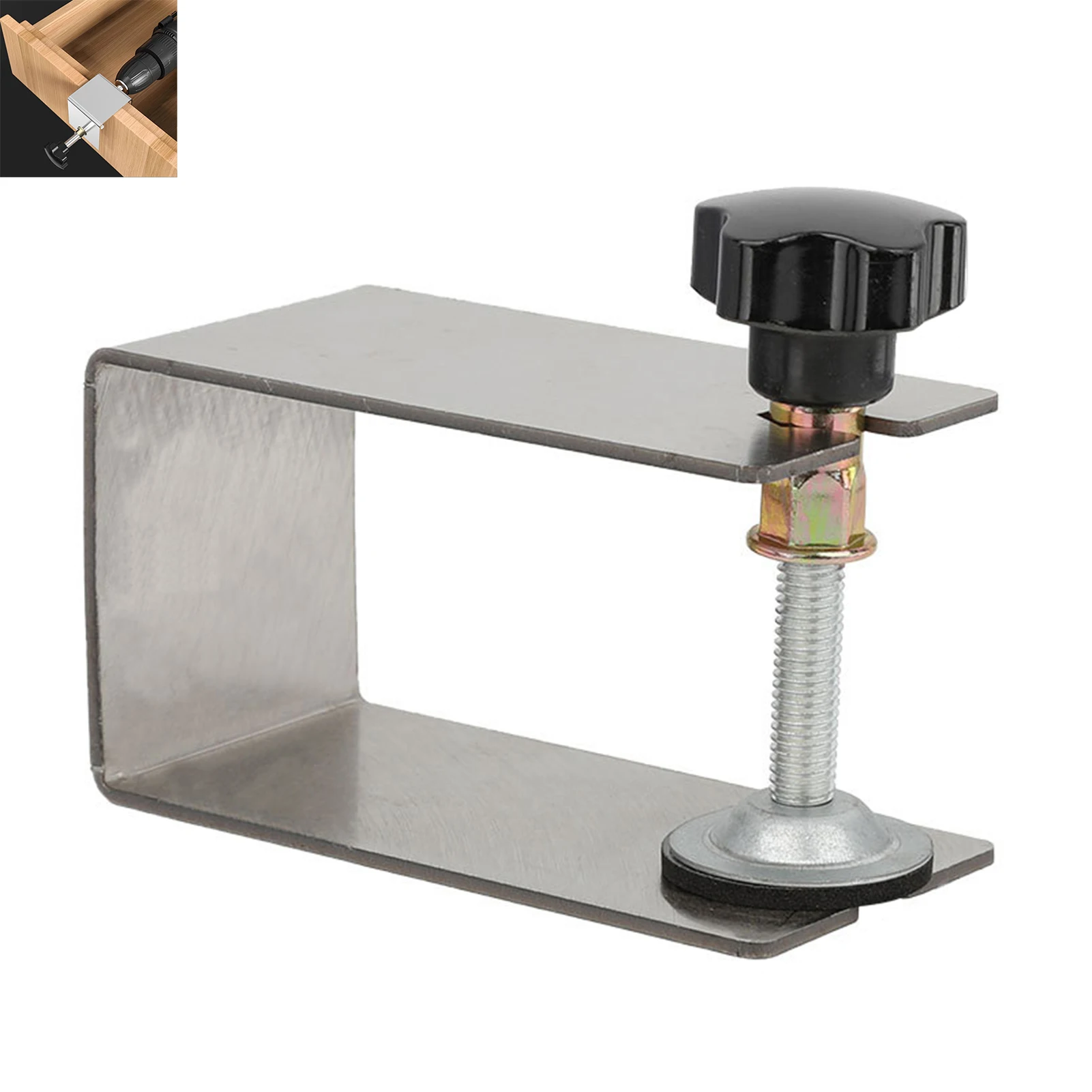 

2pcs Woodworking Jig Steel Drawer Panel Clips Drawer Front Installation Clamps Cabinet Tool Home Furniture Installation Tools