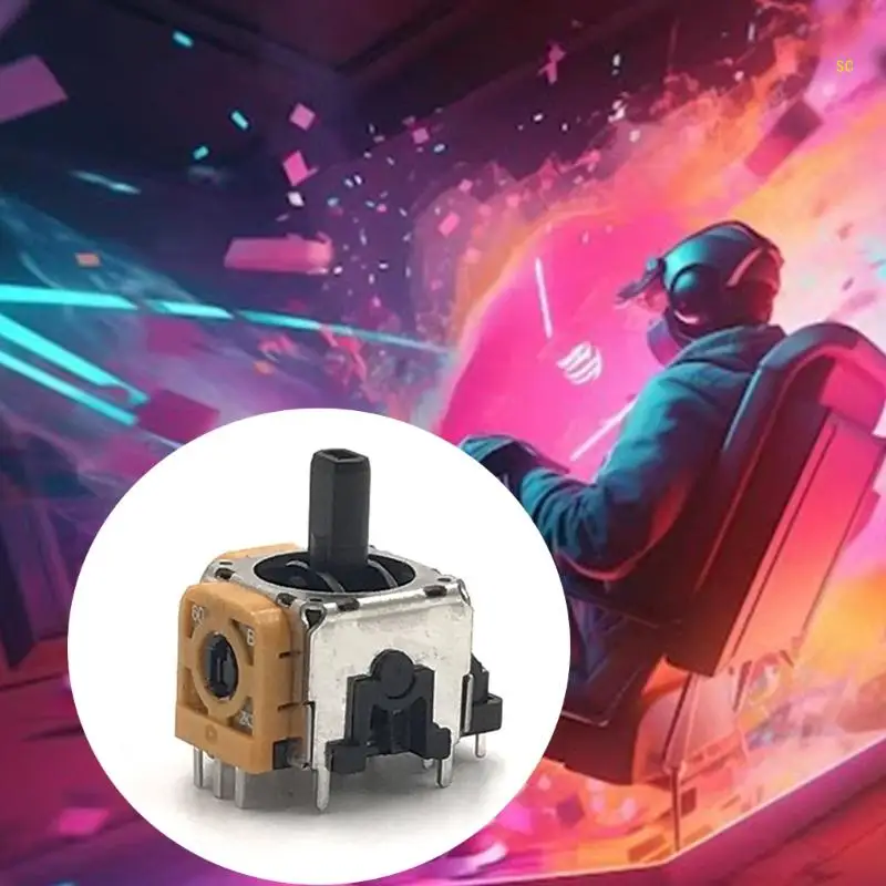 3D аналоговый сенсорный модуль, сменный контроллер, джойстик, аналоговые джойстики, аксессуары для ремонта, дропшиппинг