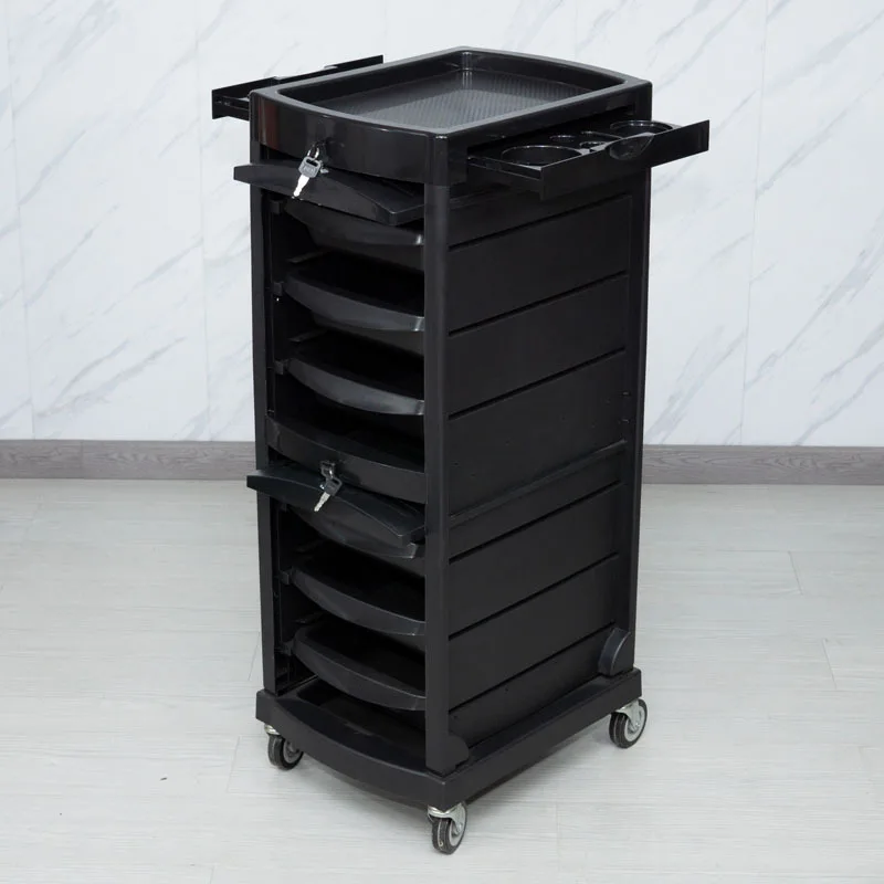 

Профессиональная тележка для стилиста, колеса, мобильная тележка для парикмахерских, прочный органайзер для хранения, современная железная металлическая гостиная