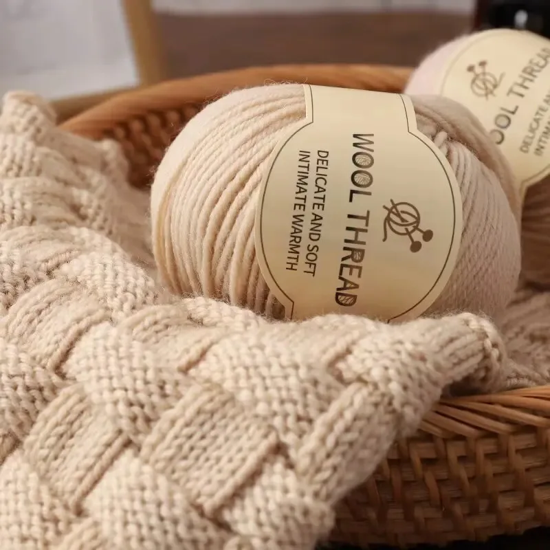 290 Medium-Course Alpaca Wool Yarn (500g/10 Balls) for DIY Knitting Winter Sweaters, Hats, Scarves, 10 Balls/Pack