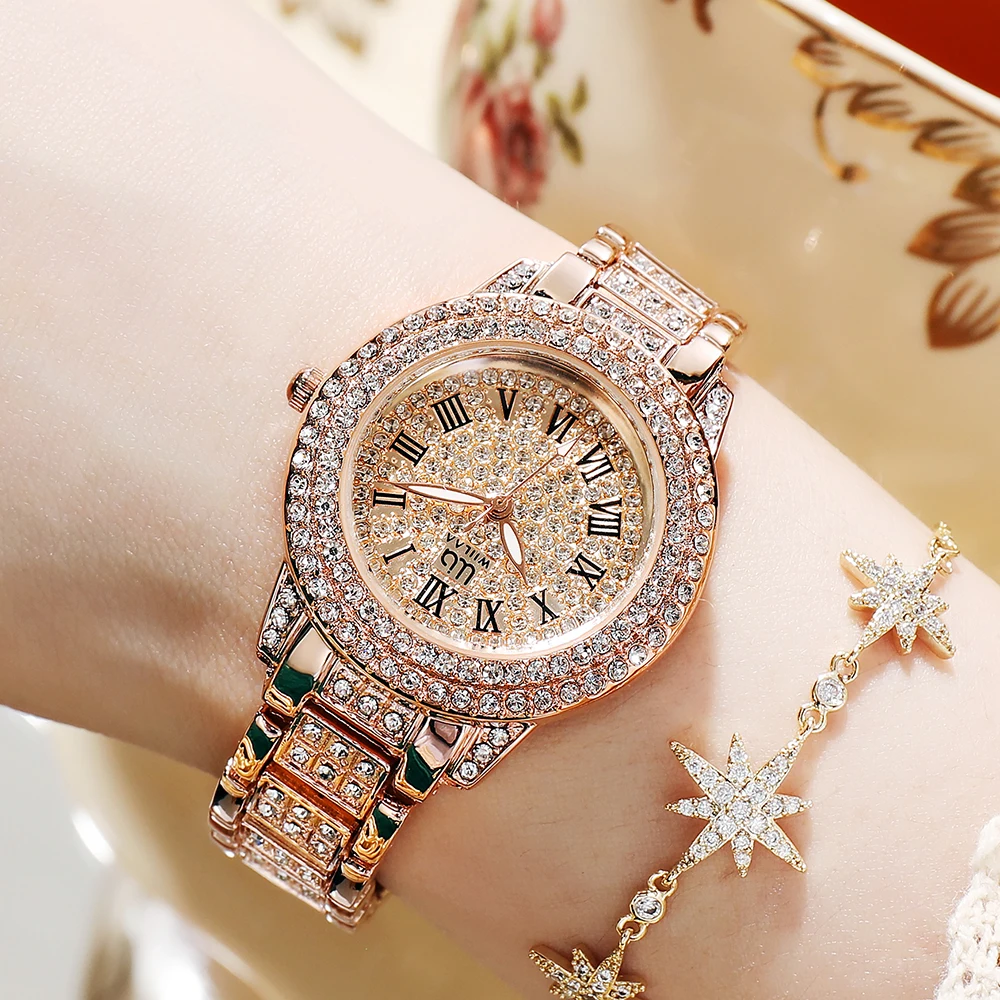 

Rose Gold Watches For Women 2023 Hot Selling Women Watches Top Brand Rose Gold Quartz Ladies For Watches Women Holiday Gift