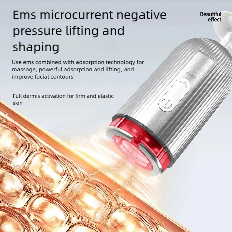 Masseur Facial EMS, thérapie à la lumière LED, Vibration ionique sonique, raffermissement de la peau, Lifting du visage, dispositif de beauté Anti-rides, outil de soins de la peau