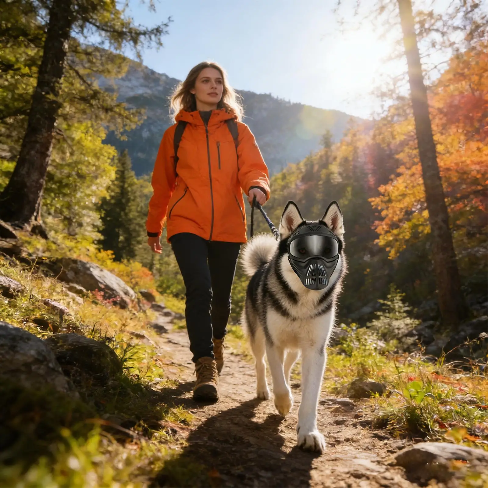 

Dog Goggles Medium Breed Fog Protection Glasses With Mouth Cover Anti-UV Adjustable Windproof Sunglasses For Dogs For Full Face