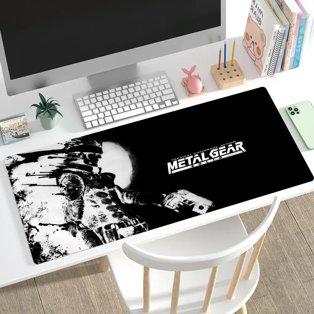 Metal Gear Solid Mousepad Large Gaming Mouse Pad LockEdge Thickened Computer Keyboard Table Desk Mat