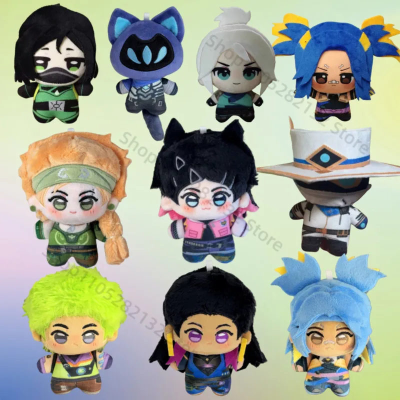 

Новая игрушка-подвеска Valorant: плюшевые персонажи Cypher, Clove, Adorable Neon, Iso, Skye, Reyna, Gekko, Viper, Sage, Jett, Omen, Yoru, 10 см, подарок