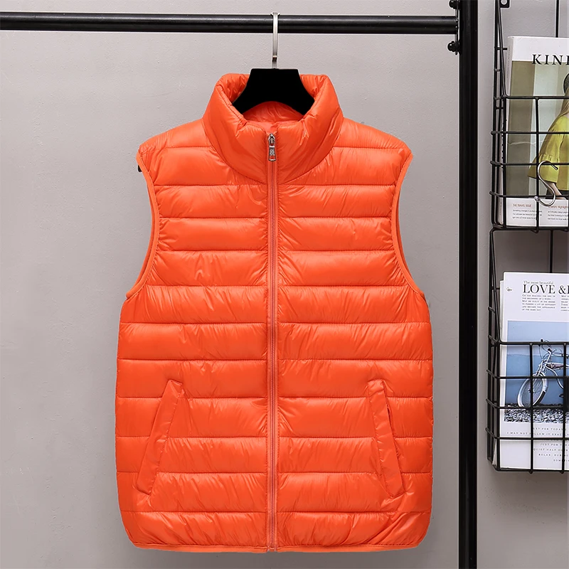 

Теплая куртка унисекс на осень/зиму, утолщенная куртка без рукавов — 100% полиэстер, неэластичная ткань, толстый мужской теплый жилет на осень