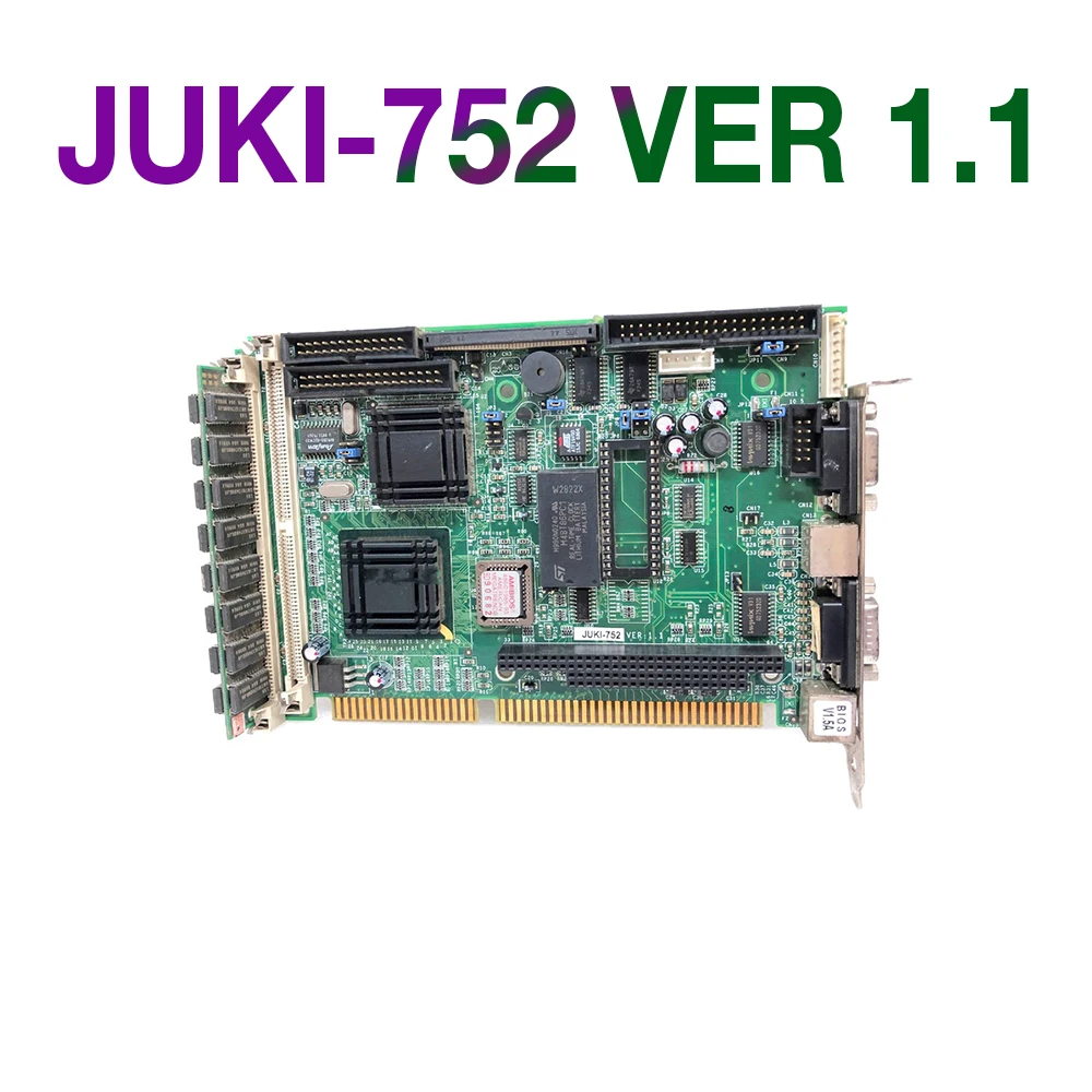 اللوحة الأم لمعدات التحكم الصناعية نصف الطول JUKI-752 VER 1.1