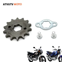 Motorcycle Chain Front Engine Sprocket With Plate 428 14T Tooth For HONDA CG125 YAMAHA YBR125 YBR 125 XTZ125 TTR