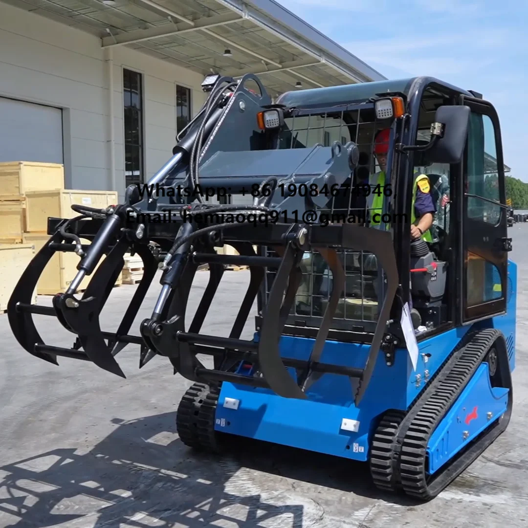 Affordable Price Sliding Loader Multi-Function Crawler Skid Loaders CE Approved Mini Skid Steer Loader