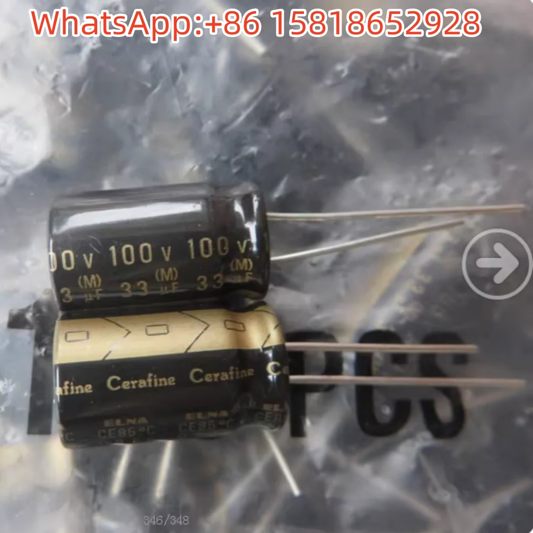 

2 шт., 33 мкФ, 100 В, японский конденсатор Elna, 100 В, 33 мкФ, 12,5*25, целебные медные провода