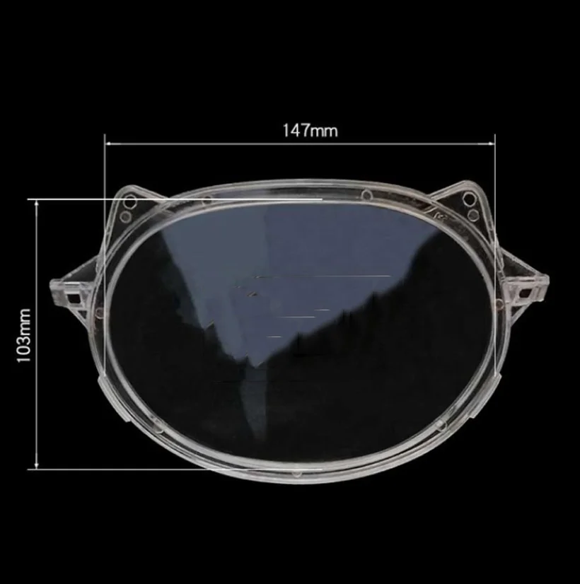 High Quality Motorcycle Speedometer Tachometer Dashboard Instrument Glass Plastic Lens Cover For Scooter Moped ATV Motocross 1pc