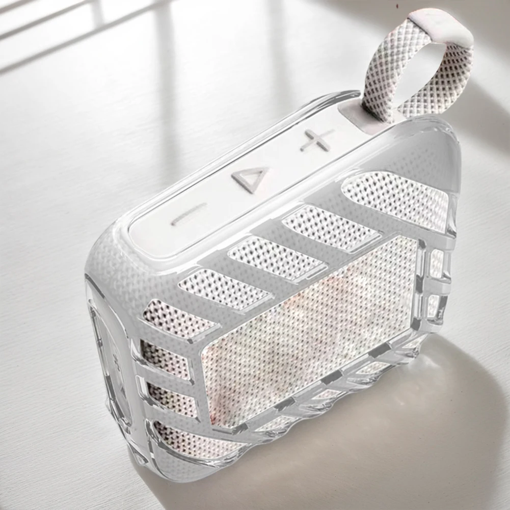 Funda de TPU, funda de transporte anticaída, funda protectora antideslizante, carcasa de transporte para altavoz BT portátil JBL Go 4