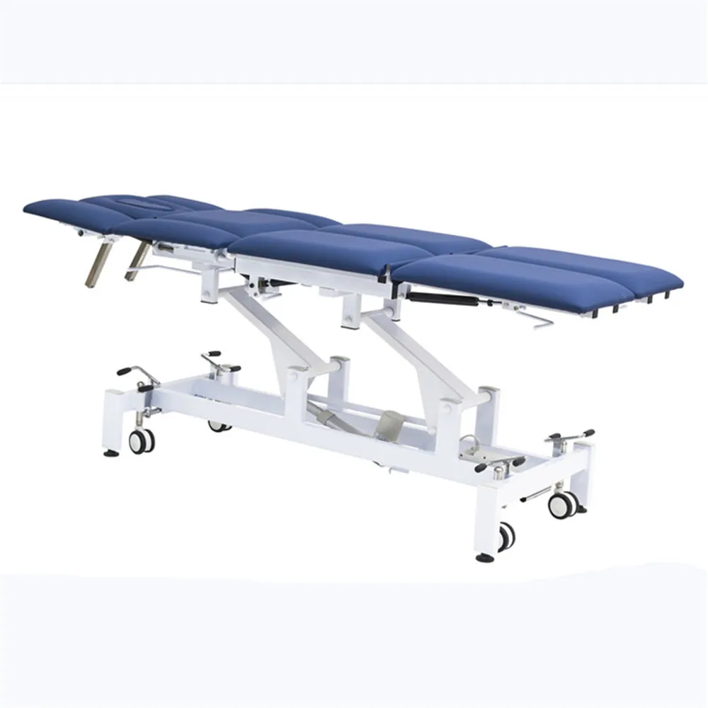 Therapeutic Physiotherapy Equipment Electric Stretcher Chiropractic Drop Table Pedicure Treatment Examination Bed Massage Table