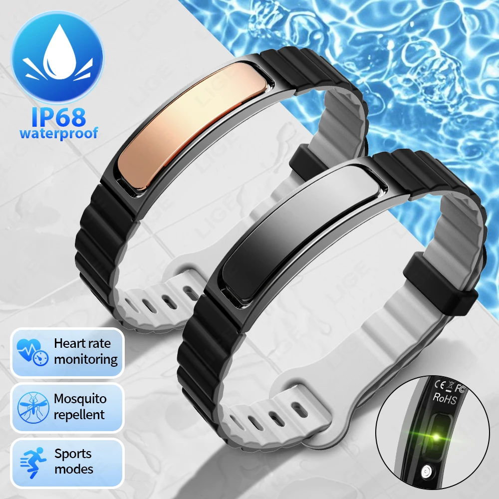 

Спортивный смарт-браслет для фитнеса на открытом воздухе, многопортовые умные часы, умный браслет с защитой от комаров, умные часы для мужчин и женщин для Android IOS