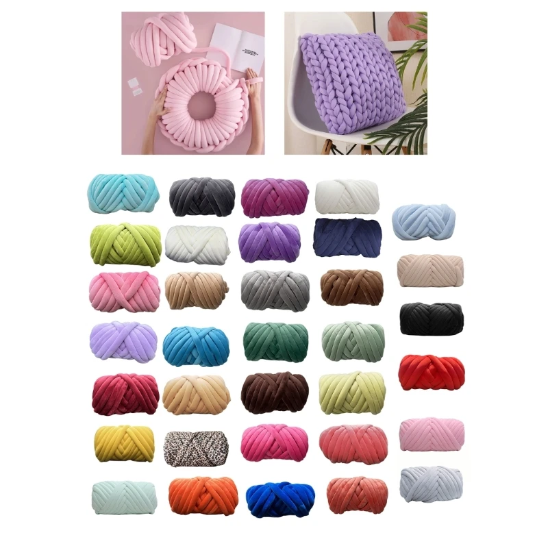 Chunky Knitting Yarn Add Texture and Warmth to Your Home Décor drop ship