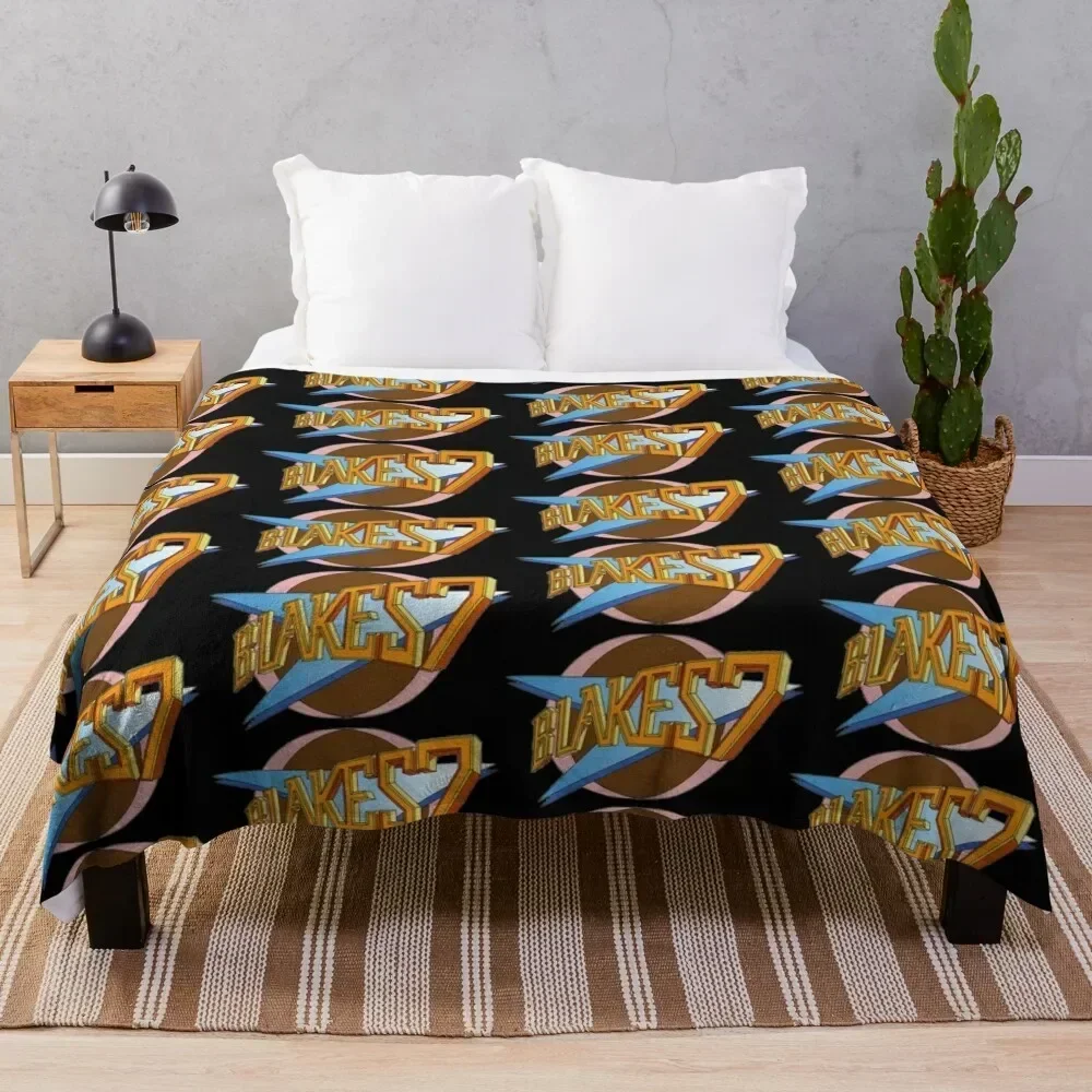 

blakes 7 retro 70s tv Throw Blanket Durable Warm Blanket for Daily Home Use