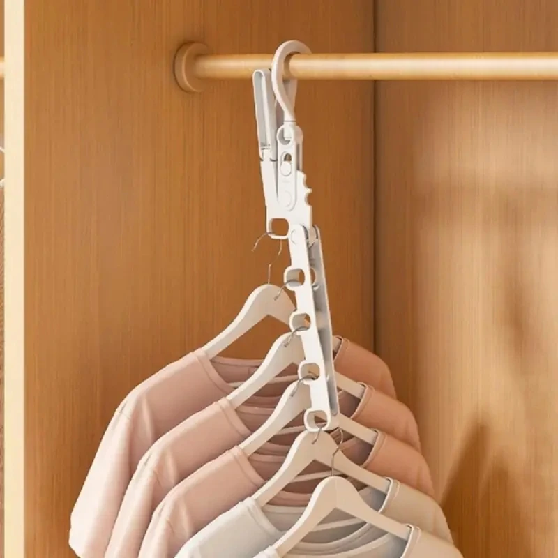 Folding Hanger Rack Heavy Duty Clothes Hangser Clothes Storage Organizer For Travel Dorm  Essential Drying Tool For Clothes