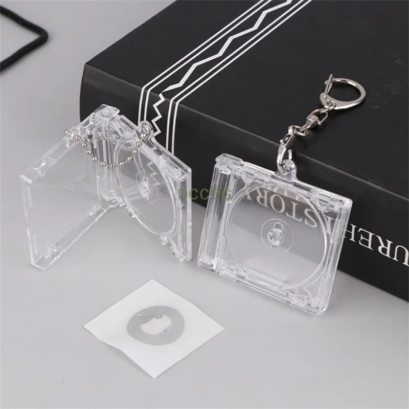 Peripheral Commemorative Album Key Holder For DIY Backpack Pendant﻿ Mini NFC Functional CD Disc Case Key Chain