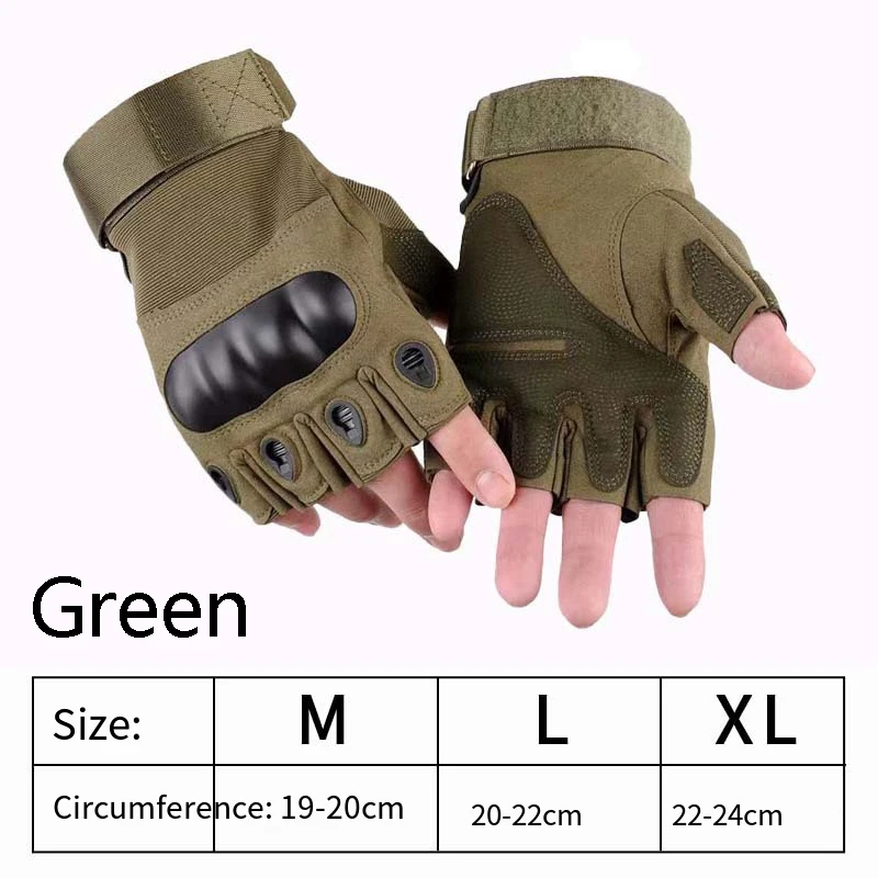 Outdoor Tactical Gloves Half Finger Paintball Airsoft Shot Hunt Combat Anti-Skid Men Bicycle Full Finger Gloves Protective Gear view 6