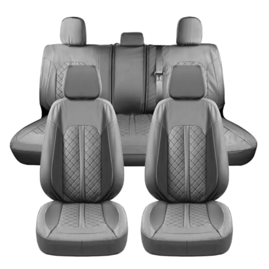 

Чехлы для сидений Ford F150, полный комплект, кожаные, водонепроницаемые, на заказ, подходят для Ford F150 SuperCrew 2015-2026, 2017-