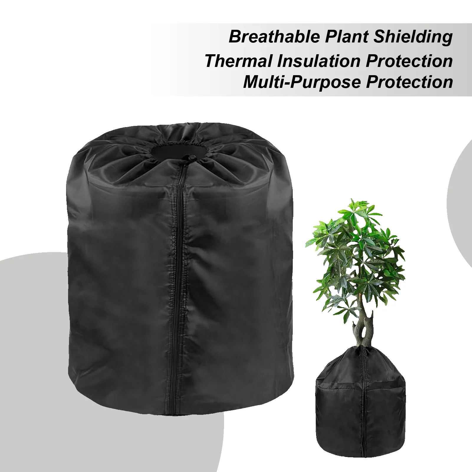 

Зимние чехлы для растений, защита от замерзания, портативное дышащее зимнее теплое одеяло 45x50 см, садовое защитное покрытие от замерзания для