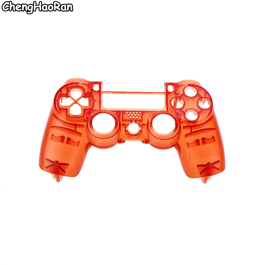Transparent Controller Faceplate ด้านหน้าด้านบนสำหรับ PS4 Pro JDM-050 JDM-055 JDS 055 JDS 050 Controller