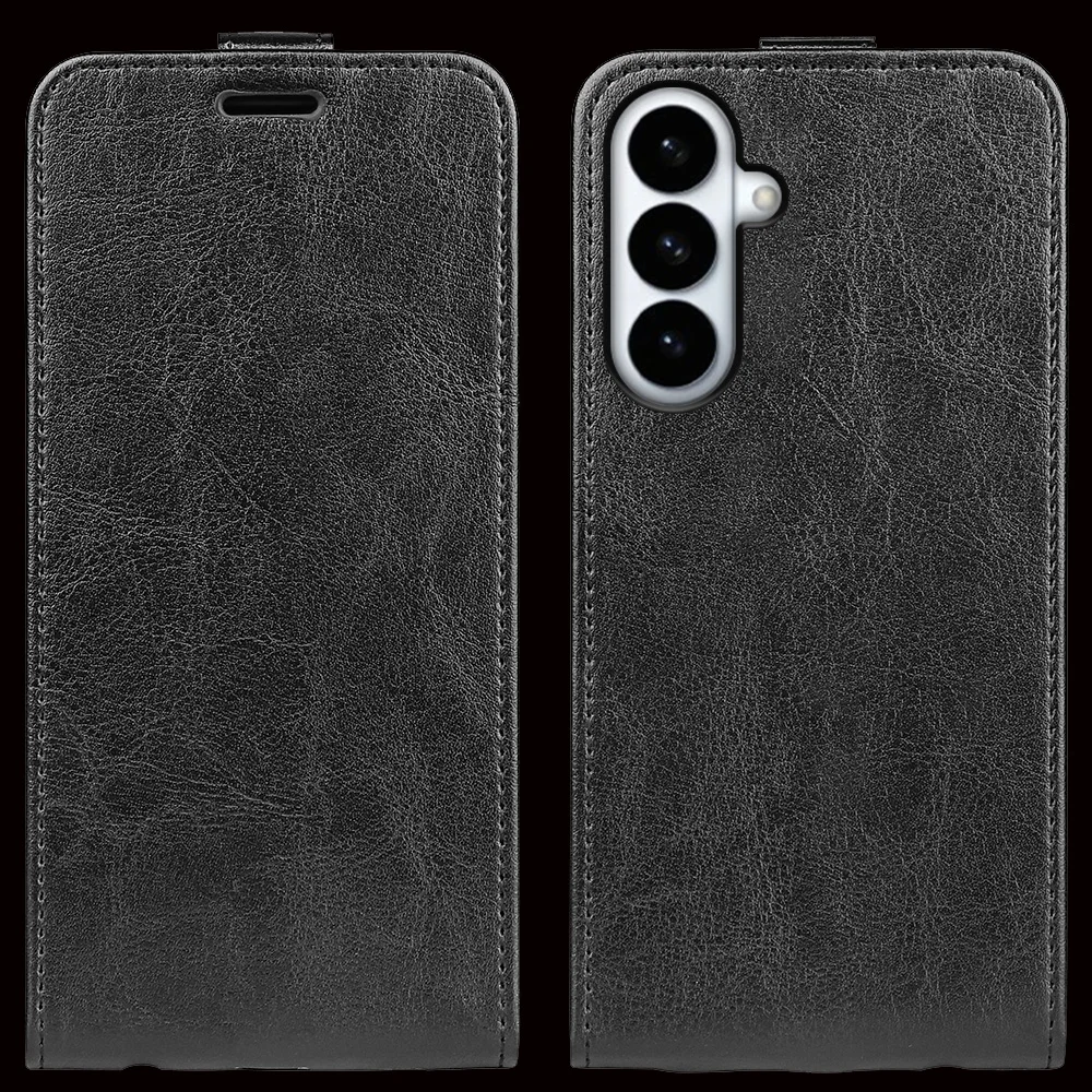 Vertical Flip Leather Case For Samsung Galaxy A57 A37 A27 A17 M36 A26 A36 A07 F36 M17 A16 S22 S23 S24 S25 FE S26 Plus Phone Case - view 2
