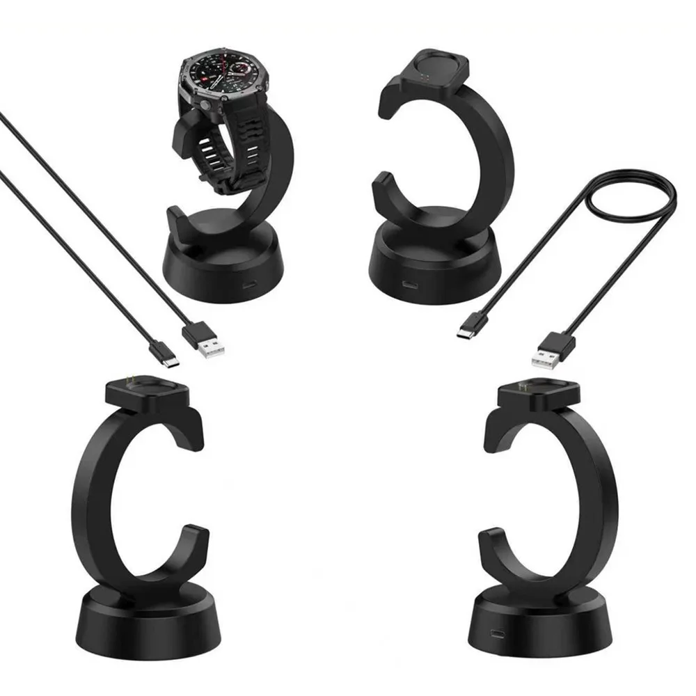 

Charging Dock for Amazfit Active3 Premium / Active Max / T-Rex Ultra2 USB Charger Cradle Stand Wired Cable Smart Watch Accessori