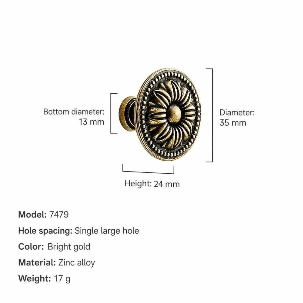 Zinc Alloy Antique Bronze Cabinet Pulls Vintage Carved Cabinet Drawer Knobs European Durable Wardrobe Door Handles